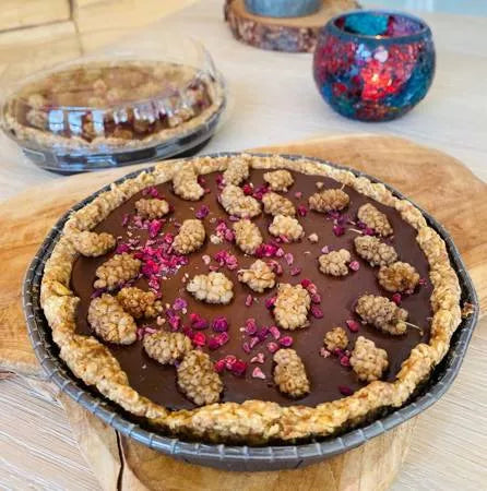 *ZDROWA MICHA Sernik z wiśniami bezglutenowy, wegański (540g) - (Boże Narodzenie) - WYSYŁKA OD 17 GRUDNIA