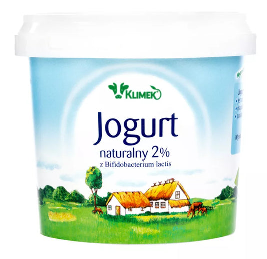 *KLIMEKO Jogurt naturalny 2% tł. bez laktozy (330g) - BIO