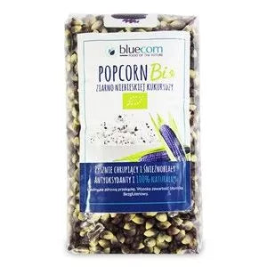 Ziarna popcornu z niebieskiej kukurydzy BIO 350 g, Popcrop