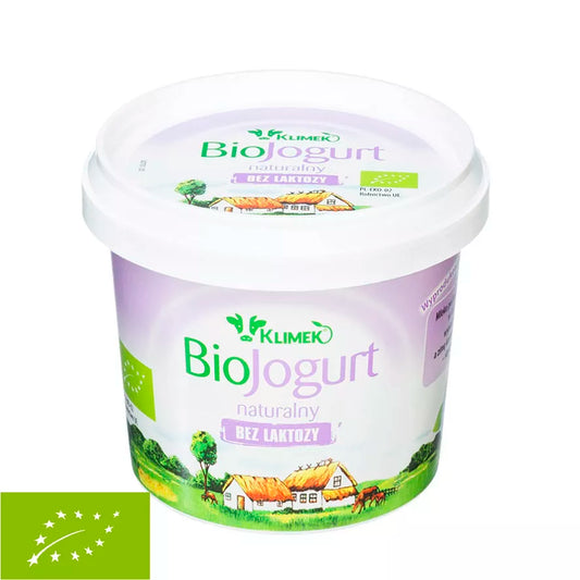 *KLIMEKO Jogurt naturalny 2%  tł. bez laktozy (330g) - BIO