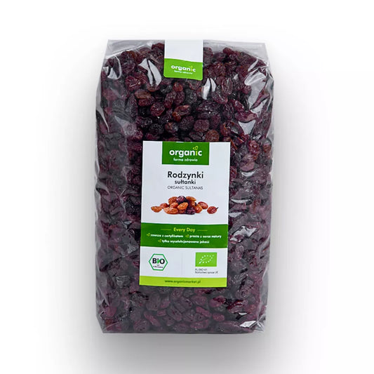 ORGANIC Rodzynki sułtanki ekologiczne (1kg) - BIO